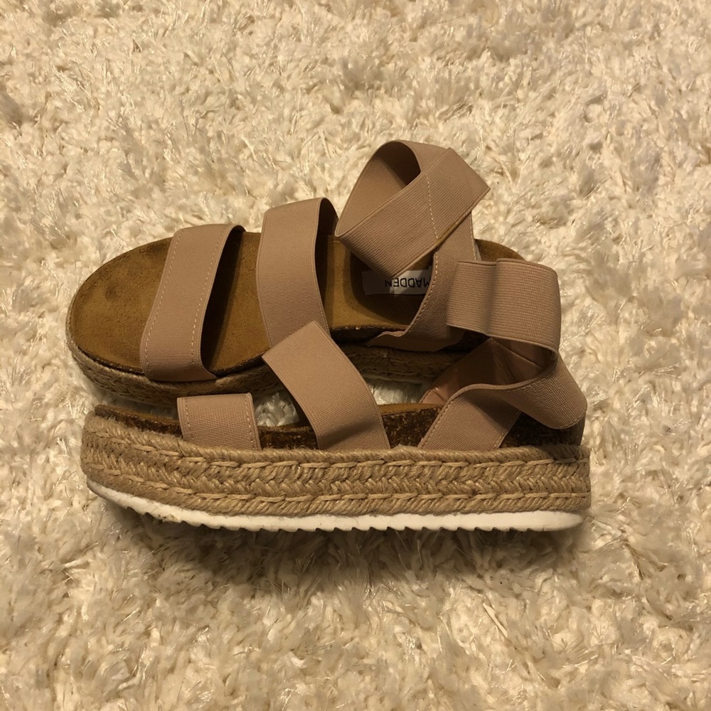 Steve Madden Kimmie Blush Sandals Size 6